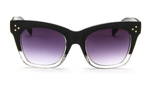 Luxury Rectangle Cat Eye Sunglasses