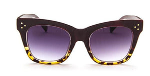 Luxury Rectangle Cat Eye Sunglasses