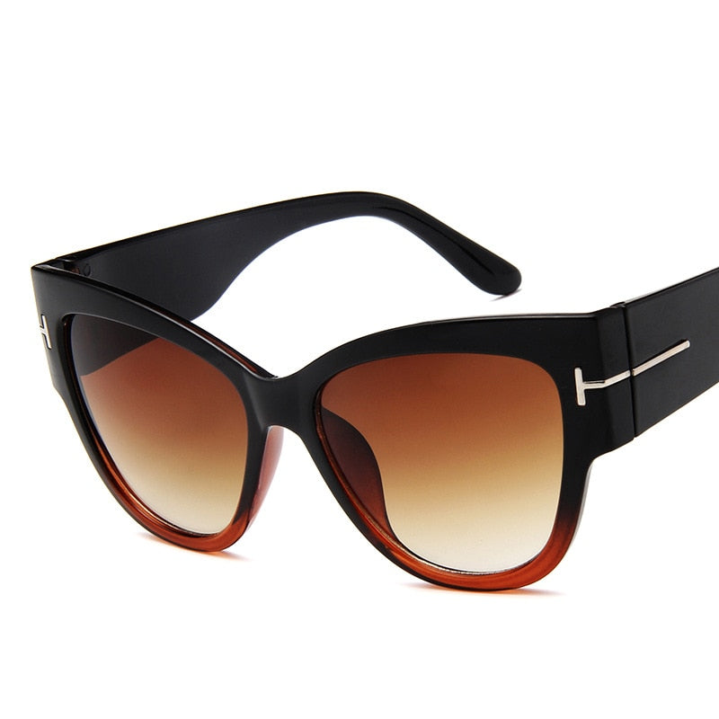 Designer Cat Eye Gradient Sunglasses