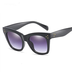 Luxury Rectangle Cat Eye Sunglasses