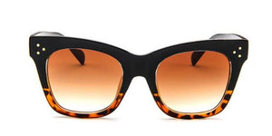 Luxury Rectangle Cat Eye Sunglasses