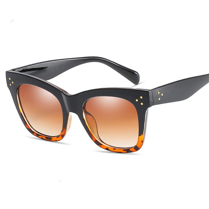 Luxury Rectangle Cat Eye Sunglasses