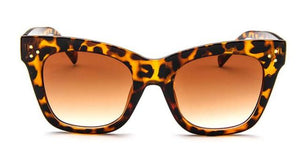 Luxury Rectangle Cat Eye Sunglasses