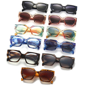 Retro Polygon Colorful Sunglasses