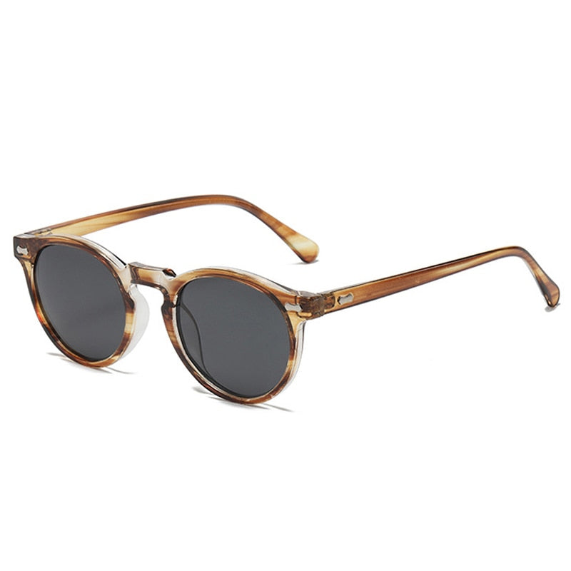 Retro Round Polarized Sunglasses