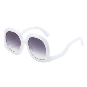Unique Colorful Oval Sunglasses