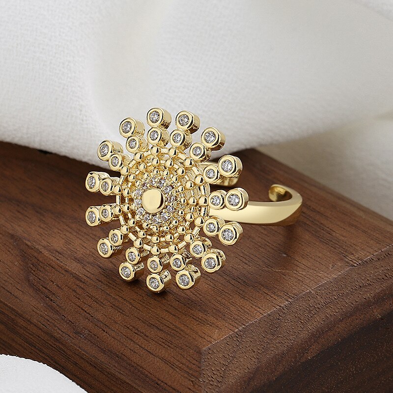 Boho Crystal Fidget Ring