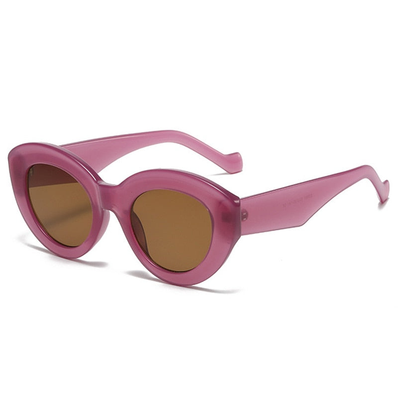 Fashion Round Cat Eye Sunglasses