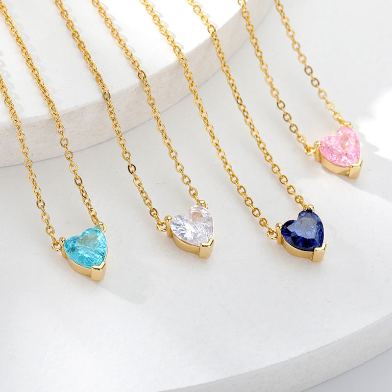 Yellow Chimes Titanic Ocean Heart Crystal Pendant Necklace & Earrings Blue  Online in India, Buy at Best Price from Firstcry.com - 13157539