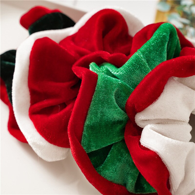 Velvet Christmas Scrunchie