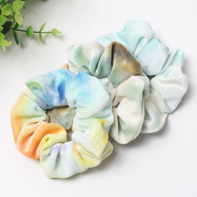 Tie Dyed Scrunchie Set