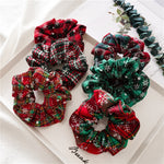 Load image into Gallery viewer, Plaid Christmas Scrunchie
