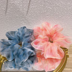 Load image into Gallery viewer, Oversized Organza Tie-dye Scrunchie

