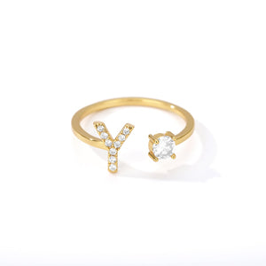 Adjustable Crystal Initial Ring