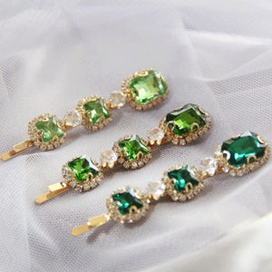 Emerald Hairpin Set