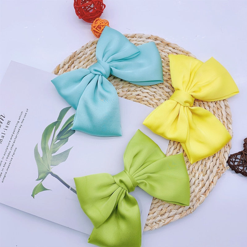 Colored Satin Bow