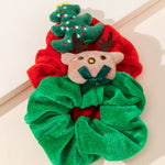 Load image into Gallery viewer, Christmas Hair Scrunchies
