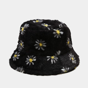 Fluffy Faux Fur Bucket Hat