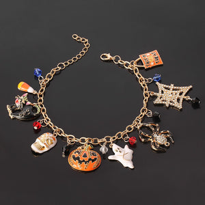 Cute Halloween Charm Bracelet