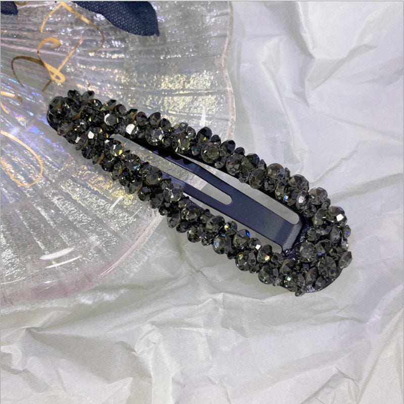 Crystal Water Drop Hair Barrette