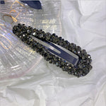 Load image into Gallery viewer, Crystal Water Drop Hair Barrette
