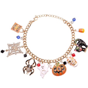 Cute Halloween Charm Bracelet