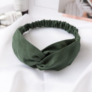 Suede Crossknot Hair Band