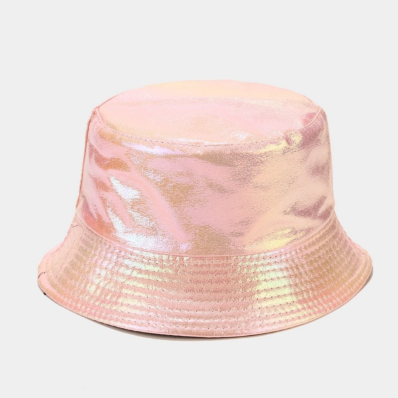 Metallic Reversible Bucket Hat