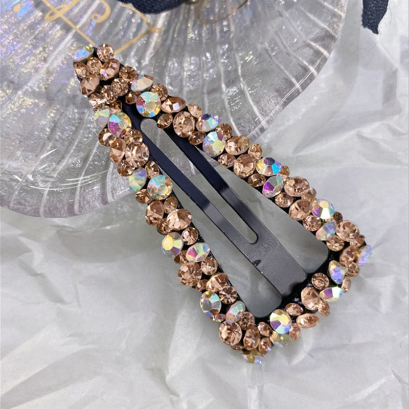 Crystal Triangle Hair Barrette