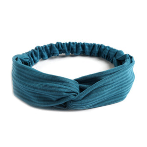 Knitted Cotton Crossknot Headband