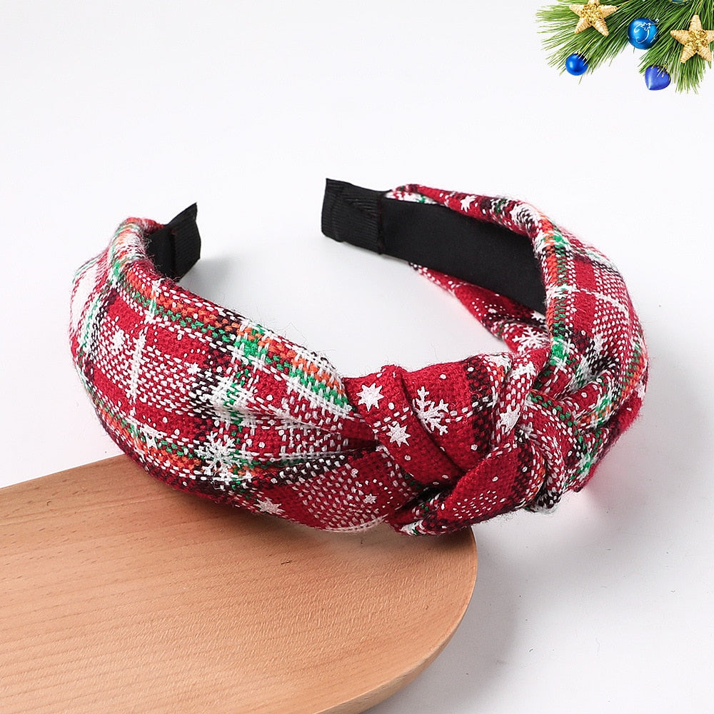 Plaid Christmas Headband