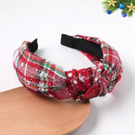 Load image into Gallery viewer, Plaid Christmas Headband
