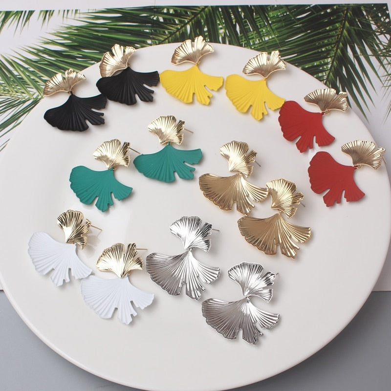 Anthropologie ginkgo earrings deals