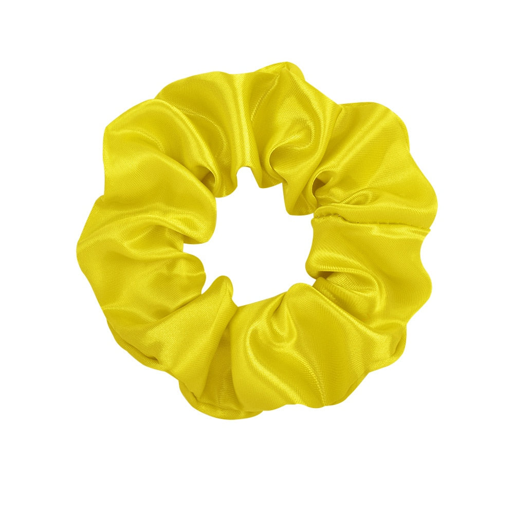 Colorful Satin Scrunchie