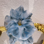 Load image into Gallery viewer, Oversized Organza Tie-dye Scrunchie
