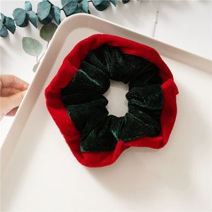 Velvet Christmas Scrunchie