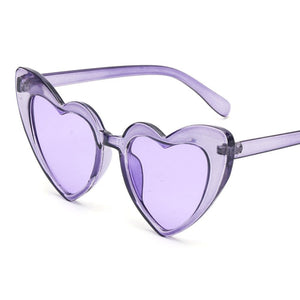 Retro Heart Cat Eye Sunglasses