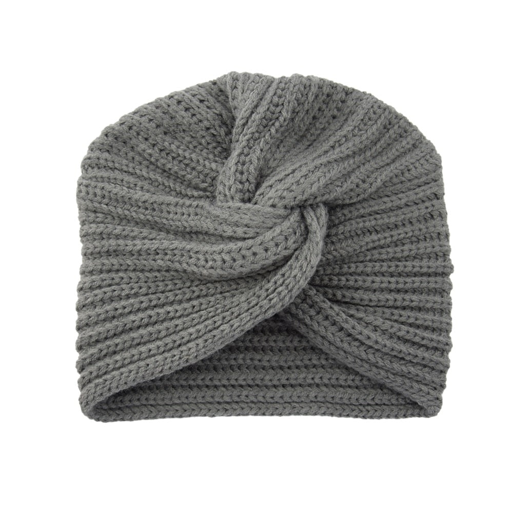 Warm Knitted Crossknot Beanie