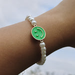 Load image into Gallery viewer, Colorful Smiley Pearl Bracelet
