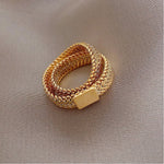Load image into Gallery viewer, Gold Chain Double Layer Ring
