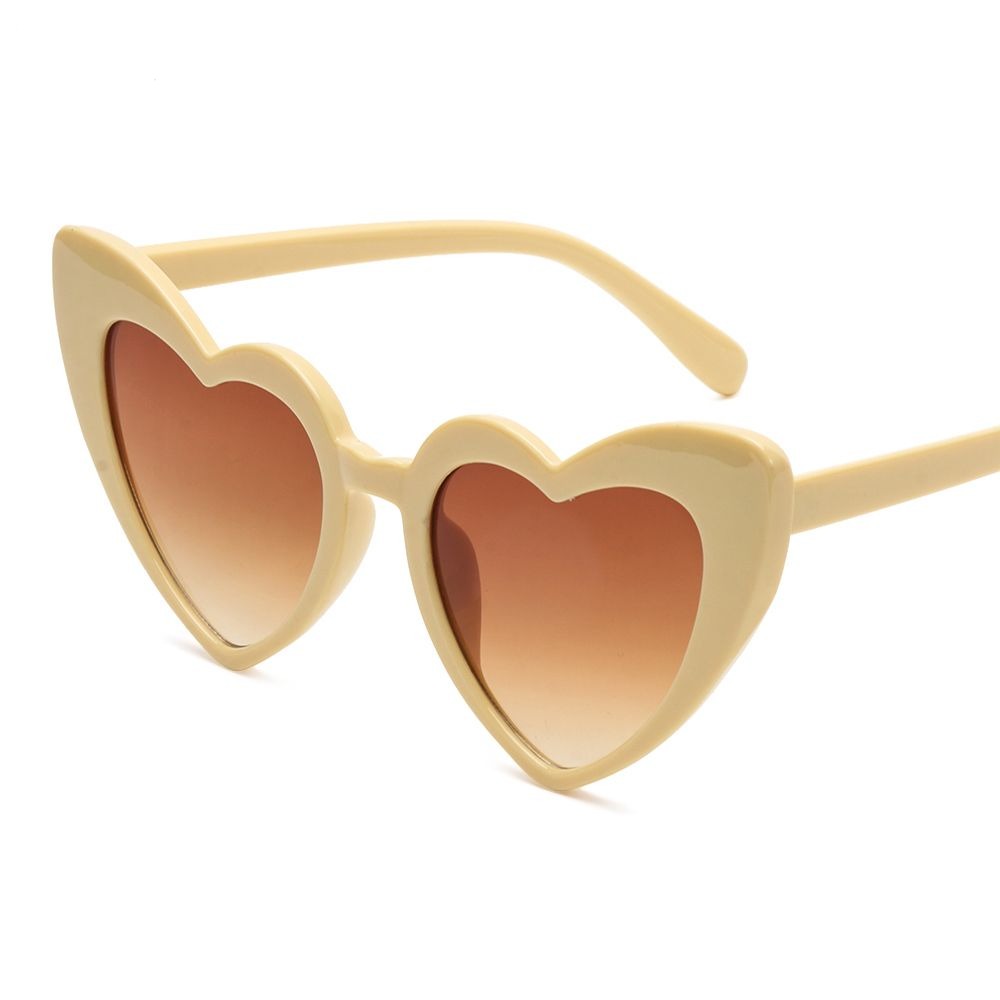 Retro Heart Cat Eye Sunglasses