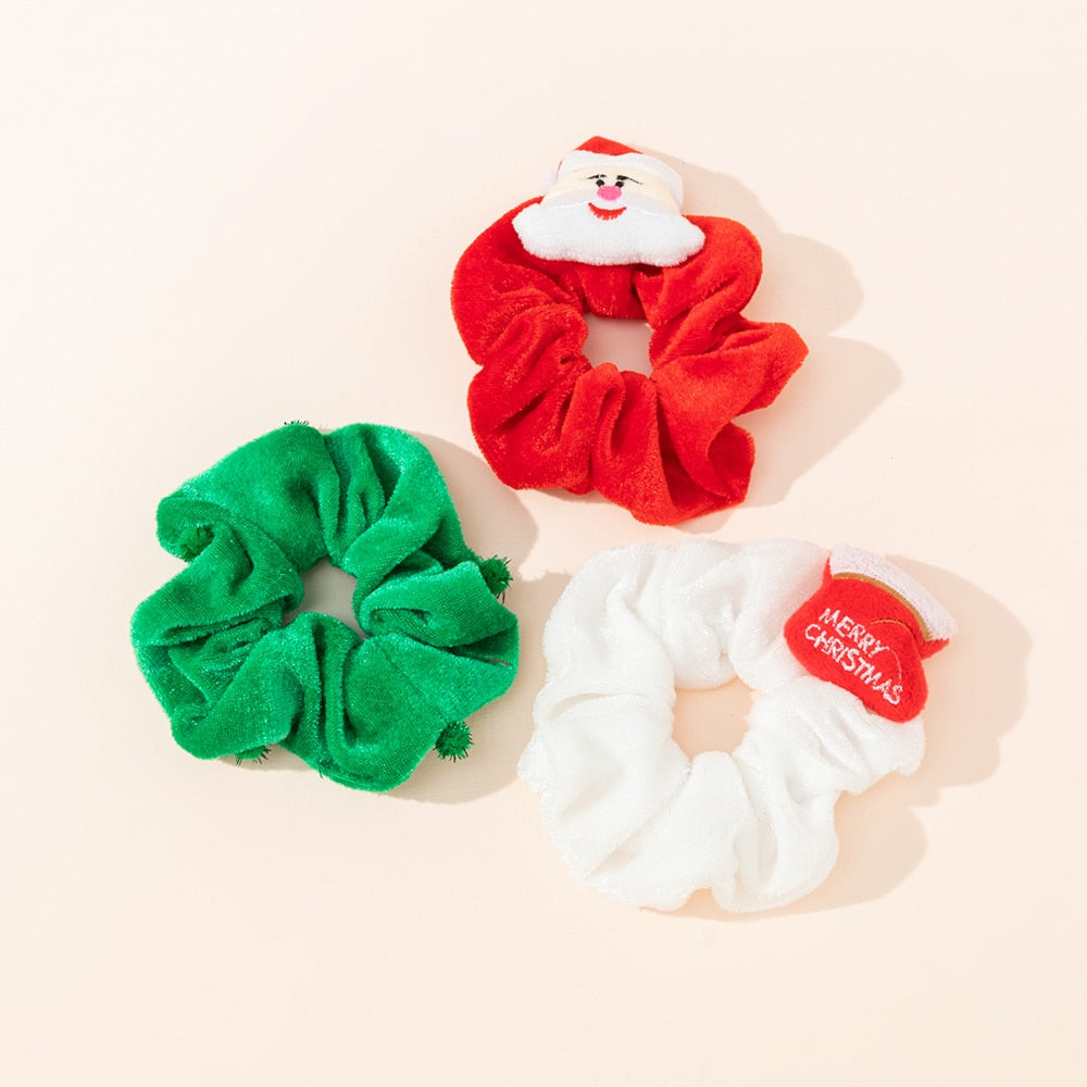 Christmas Hair Scrunchies