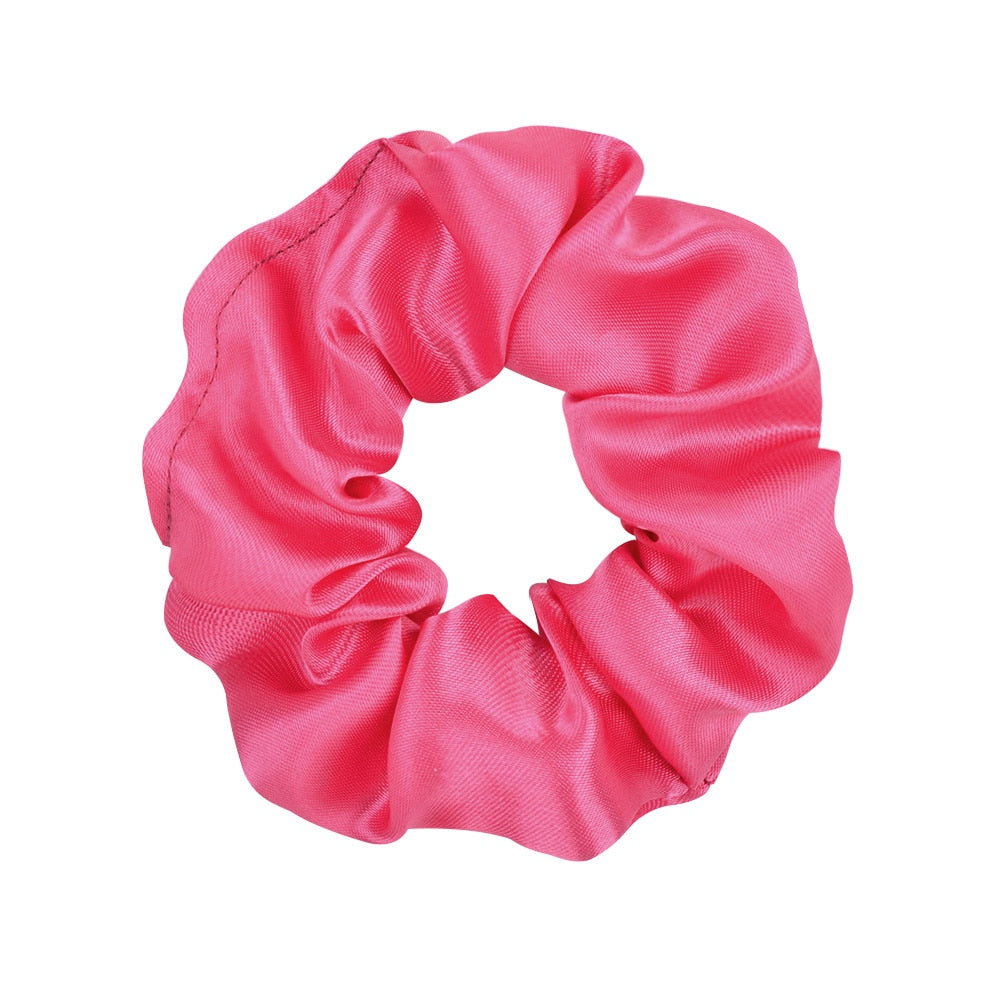 Colorful Satin Scrunchie