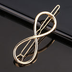 Load image into Gallery viewer, Gold Metal Geometric Hairpin
