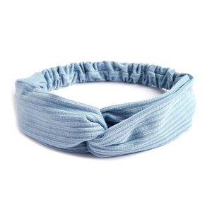 Knitted Cotton Crossknot Headband