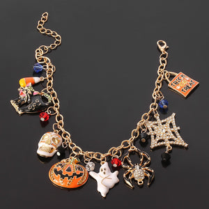 Cute Halloween Charm Bracelet