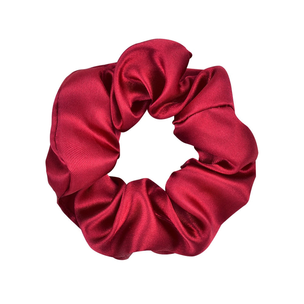 Colorful Satin Scrunchie