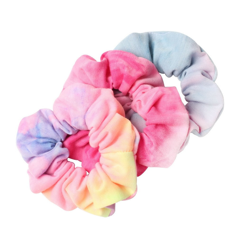 Tie Dyed Scrunchie Set