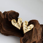 Load image into Gallery viewer, Irregular Heart Stud Earrings
