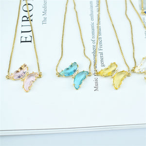 Colorful Crystal Butterfly Bracelet